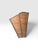 Antique 1920s Wooden Harp Travel Case Converted Into a Unique Bar Cabinet – 76” For Sale - Image 12 of 12
