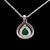 Metal Natural Emerald Diamond Necklace 18" 14k Gold 5.6 TCW Certified For Sale - Image 7 of 13