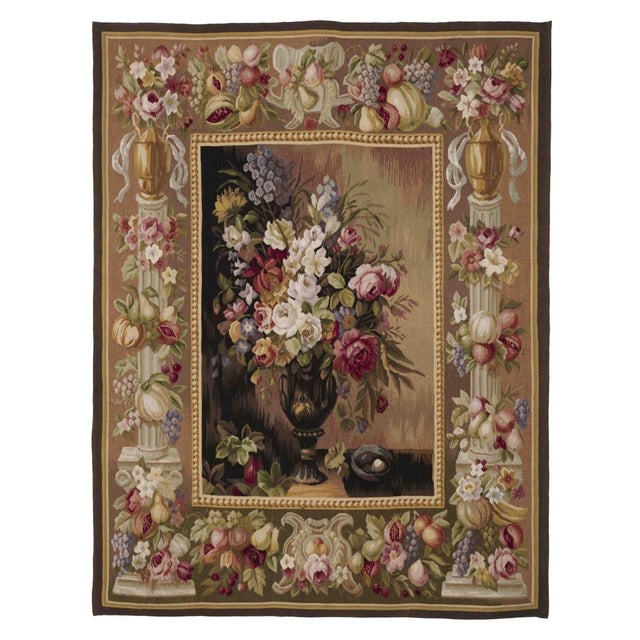 This beautiful tapestry is hand-woven by skilled artisans in pure New Zealand wool, keeping alive the centuries old...
