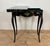 Chinese Black Lacquer Games Table with Hand-Painted Floral Decoration For Sale - Image 14 of 18