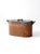A beautifully aged late 19th-century copper wash boiler featuring a richly patinated surface with verdigris accents,...