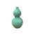 Chinese Chinese Celadon Green Crackle Ceramic Scenery Graphic Gourd Shape Vase For Sale - Image 3 of 9