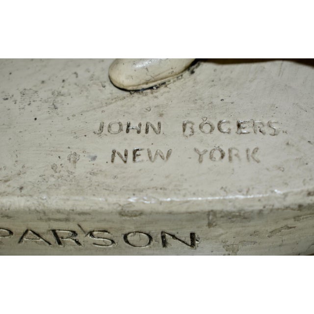 Antique John Rogers "Coming to the Parson" Figural Sculpture For Sale - Image 10 of 12