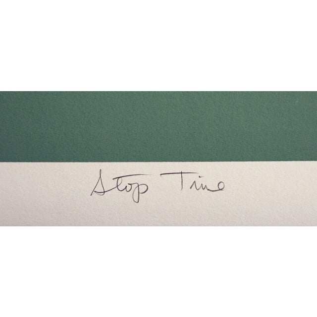 Artist: Mark Sabin Title: Stop Time Medium: Screenprint Signed: Hand Signed Edition: From the edition of 250 Measurements:...