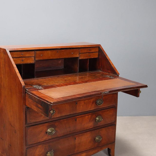 Walnut Drop-Leaf Chest with Threads For Sale - Image 3 of 14