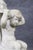Traditional 20th C Pair White Marble Figural Carved Pedestals Plantstands For Sale - Image 3 of 13