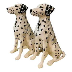 Vintage Royal Doulton Dalmatian Statues Made in England - a Pair