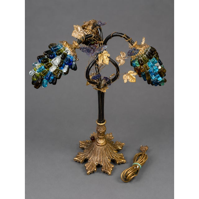 Glass Bunches Table Lamp, 1970s For Sale - Image 6 of 6