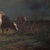 Textile 19th Century Large Swedish Oil on Canvas Painting of Three Cows For Sale - Image 7 of 12