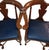 1950s Queen Anne Corner Chairs With Leather Upholstery by Hickory Chairs For Sale - Image 9 of 9