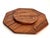 Dansk 1970s Teak Wood Partitioned Lazy Susan For Sale - Image 4 of 10