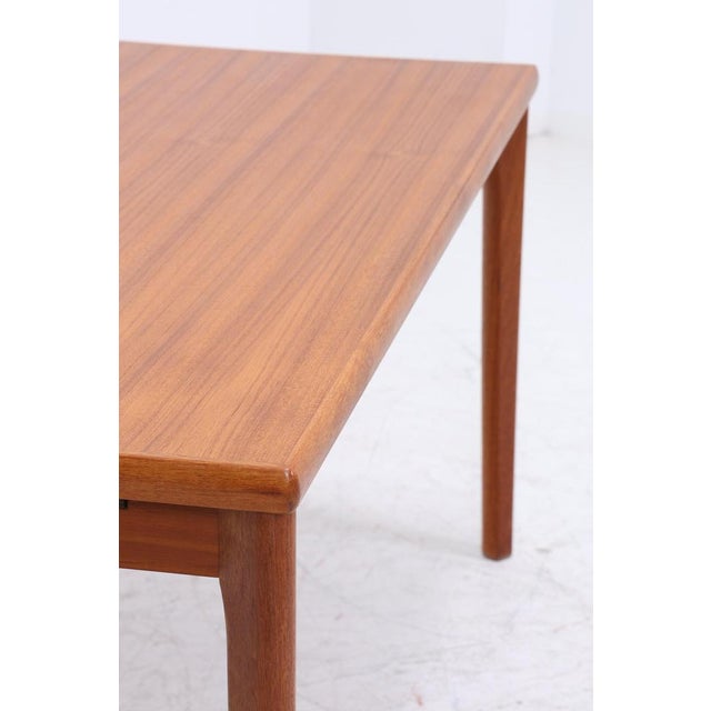 Vintage Teak Dining Table by Henning Kjaernulf for Vejle Möbelfabrik, 1960s For Sale - Image 9 of 13