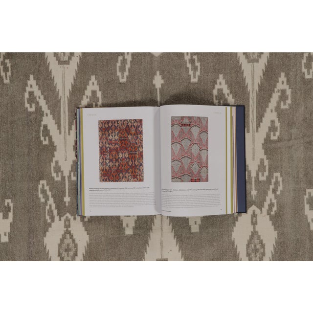 Oversized Contemporary Flatweave Ikat Cotton Dhurrie Rug by Rug & Kilim, India For Sale - Image 9 of 10