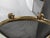 Vintage Brass Fireplace Ensemble With Folding Screen, Andirons & Fire Tools For Sale - Image 12 of 18