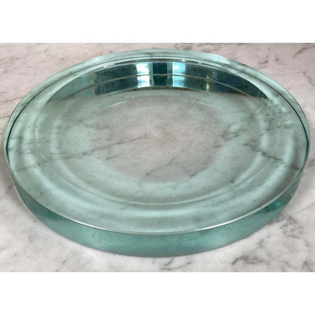 Beautiful center crystal bowl made in Italy 1950s