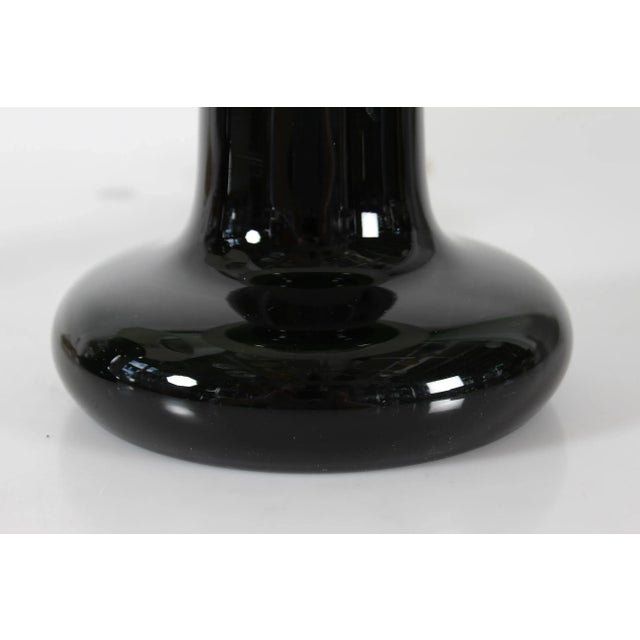 1970s Hand-Blown Green Glass Granny Lamps by Michael Bang for Holmegaard, Denmark, 1970s, Set of 2 For Sale - Image 5 of 11