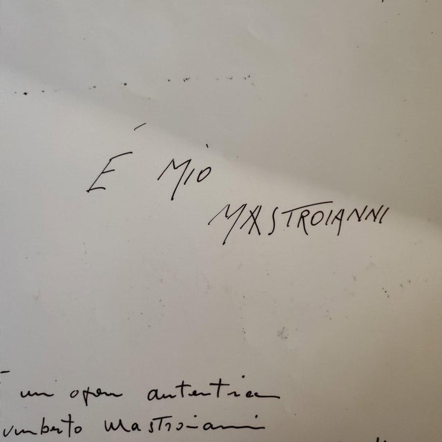 Umberto Mastroianni, Mio Mastroianni, 1975, Painting on Cardboard, Framed For Sale - Image 15 of 17