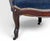 Navy Blue Antique Victorian Walnut Rococo Revival Navy Velvet Parlor Chair For Sale - Image 8 of 12