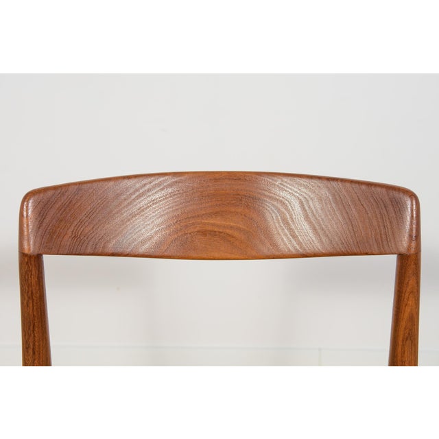 Brown Mid-Century Teak Dining Chair, Denmark, 1960s For Sale - Image 8 of 14