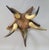 Early 20th Century American Folk Art Star Pincushion on Mounted Cattle Horn Base, Early 20th Century For Sale - Image 5 of 9