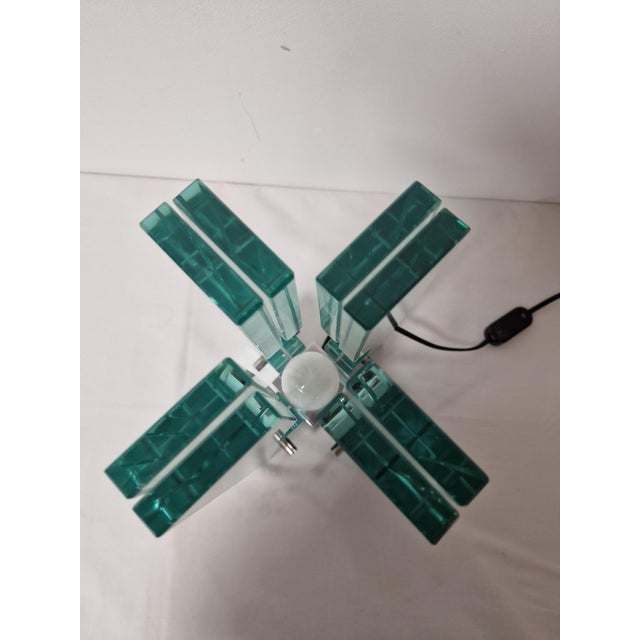 Glass Table Lamp attributed to Giorgio Reggiori for Gallotti & Radice, 1960s For Sale - Image 11 of 14
