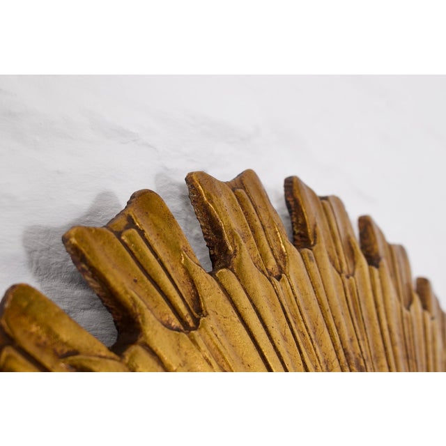 Mid-Century Modern Convex Sun Mirror, 1960s For Sale - Image 3 of 10