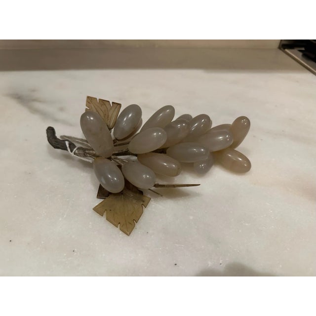 Late 20th Century Medium Cluster of Murano-Style Glass Grapes For Sale - Image 4 of 4