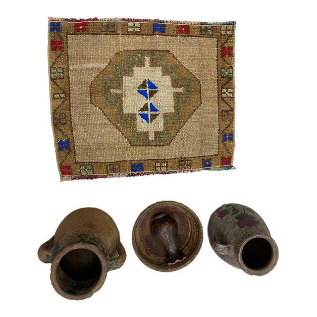 Vintage Anatolian Small Carpet For Sale