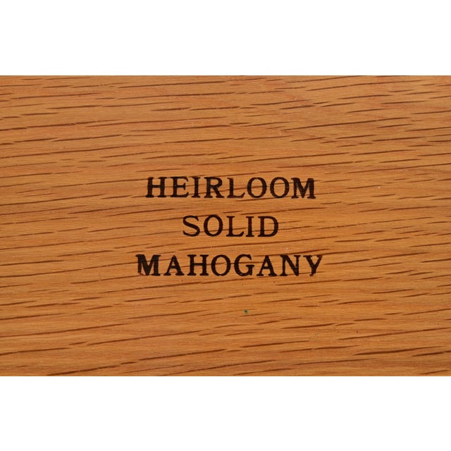 Henkel Harris Style Georgian Solid Mahogany Twelve-Drawer Dresser For Sale - Image 9 of 14