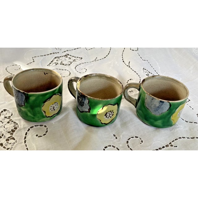 Mid 20th Century Japanese Hand Painted Pottery Tea Set- 21 Pieces For Sale - Image 12 of 15