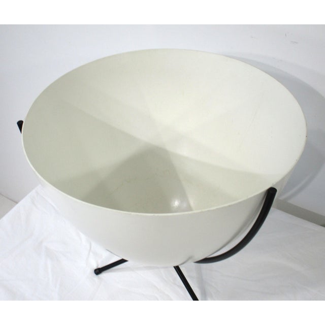 Mid 20th Century Mid Century Zenith Bullet Planter W/ Tri Pod Stand For Sale - Image 5 of 9