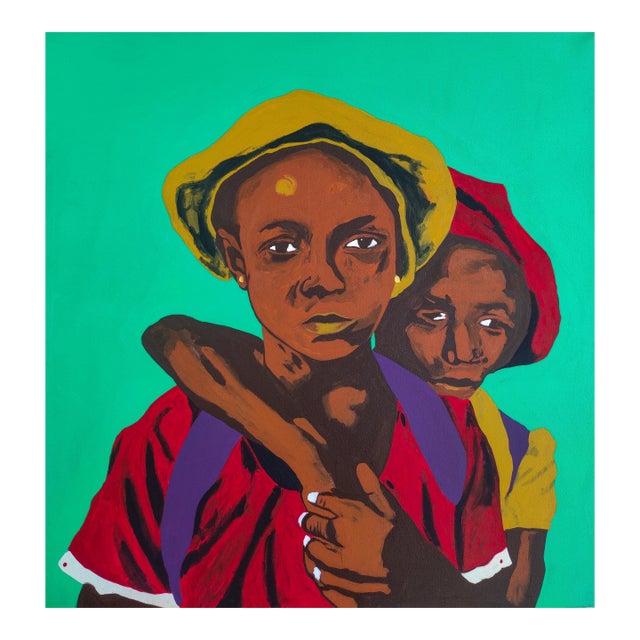 Reckon, Emmanuel Akolo (2022), Acrylic on Canvas For Sale