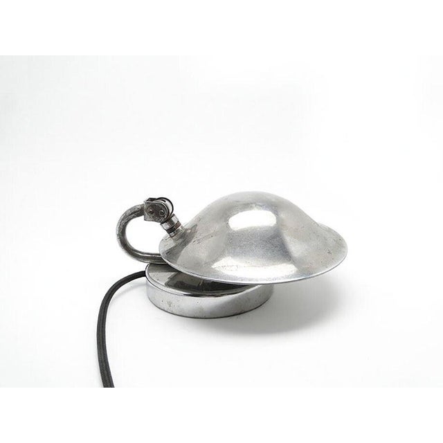 Chrome-Plated Metal Table Lamp by J. Hurka for Napako, Czechoslovakia, 1950s For Sale - Image 13 of 14