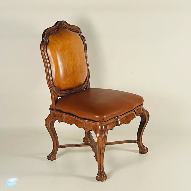Large 1990s Venetian Walnut Chair by Therien Studio Workshops For Sale - Image 4 of 9