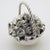 Italian Vintage Italian Handmade Genuine Sterling Silver 925 Basket of Roses Figurine, Dollhouse Miniature by Raspini For Sale - Image 3 of 11