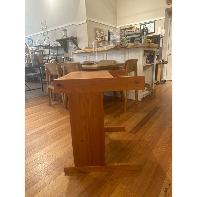 Mid-Century Modern Danish Teak Mid Century Modern Desk For Sale - Image 3 of 7