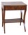 Antique Walnut Side Table with One Drawer, 1800s For Sale