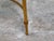 Italian Midcentury Gilt Bronze Coffee Table with Glass Top and Ring Motifs For Sale In Atlanta - Image 6 of 11