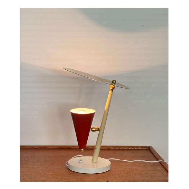 Vintage Italian Desk Lamp, 1950s For Sale - Image 6 of 14