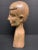 Wood Vintage Late 20th Century Carved Wood Paper Mache Male Bust Sculpture For Sale - Image 7 of 9