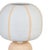 Margate Peach Cotton Mache Table Lamp For Sale - Image 4 of 6
