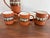 Orange Late 20th Century Peruvian Earthenware Artisanal Serving Set of 5 For Sale - Image 8 of 11