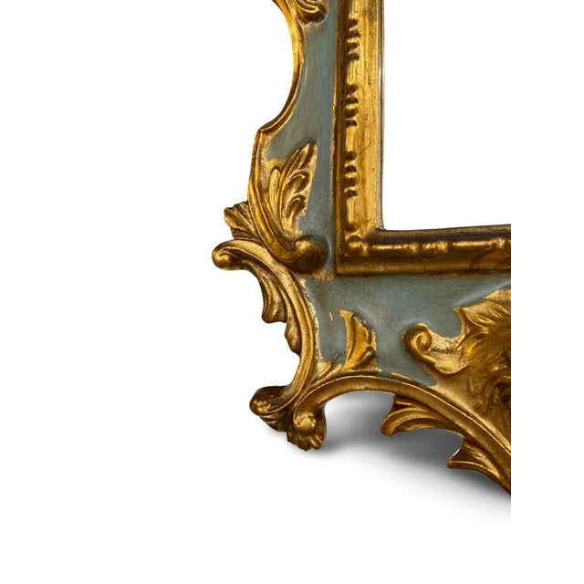 Italian Rococo Mirror in Gilded Wood with Gold Leaf For Sale - Image 5 of 15