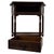 Early 20th Century Antique English Oak Side Table with Drawer For Sale - Image 4 of 12