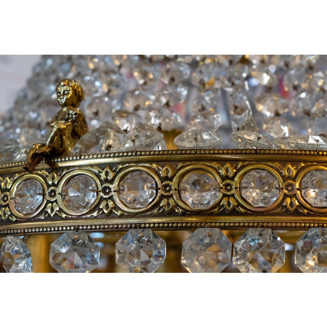 Large Empire Style Chandelier For Sale - Image 5 of 18