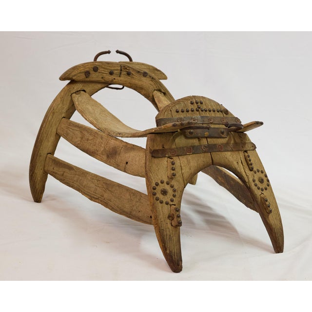Antique Camel Saddle For Sale - Image 12 of 12