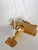 Wood Wooden Airplane Pendant Light in Pine, France, 1970s For Sale - Image 7 of 11