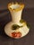 Late 19th Century Antique Stevens & Williams Uranium Custard Glass Vase Applied Fruit Cherries 5" C. 1880 For Sale - Image 5 of 18