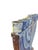 Blue Vintage Hand Painted Ceramic Studio Pottery Menorah For Sale - Image 8 of 16