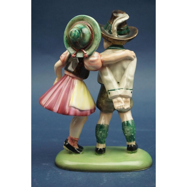 1930s Ceramic Children by Stephan Dakon for Keramos, Austria, Early 20th Century For Sale - Image 5 of 18
